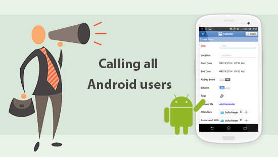 Mobile Android CRM Update